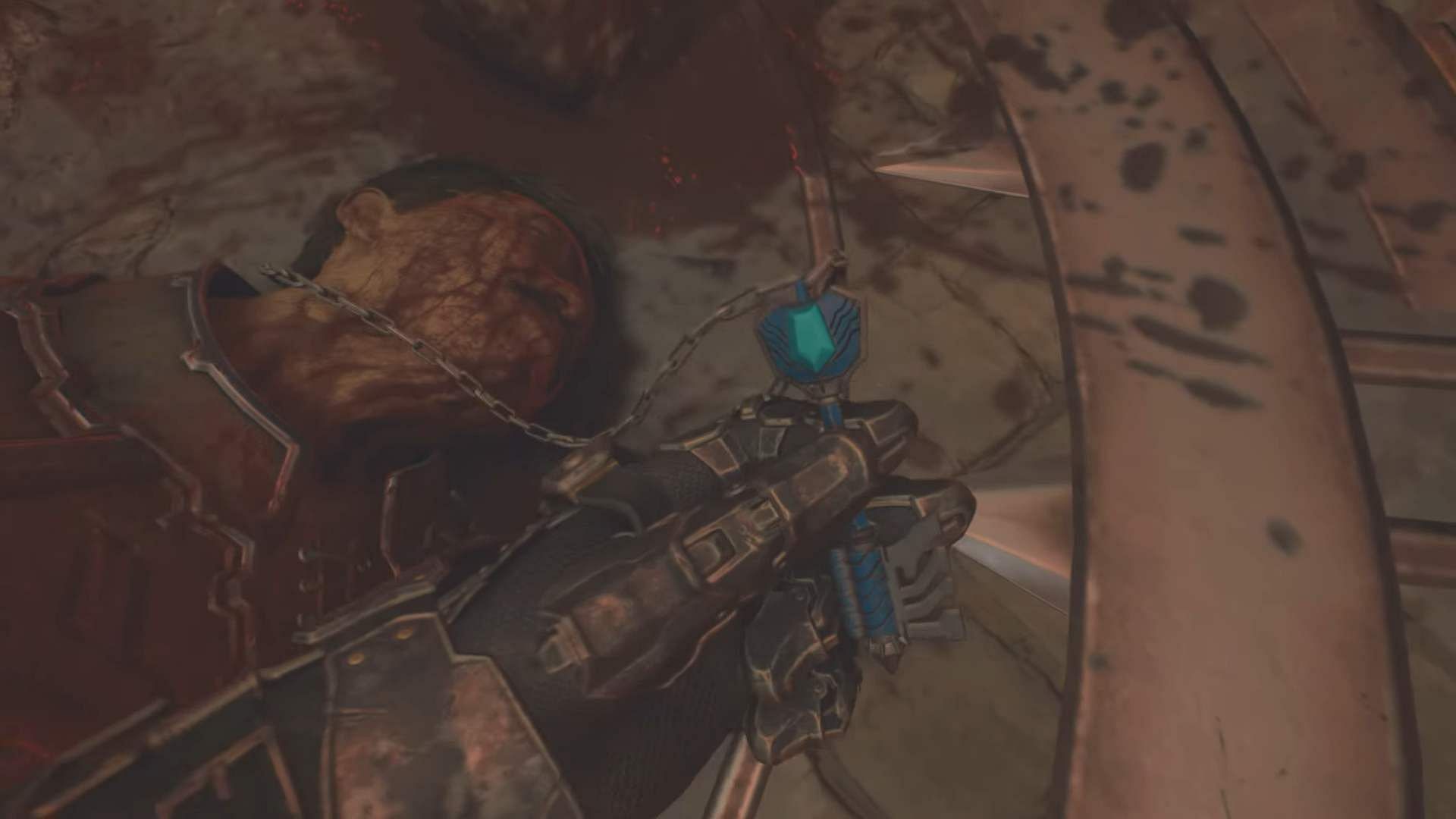 Blue Key to access a secret gate (Image via Sportskeeda Gaming || Bethesda Softworks)